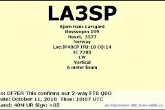 LA3SP-201810111007-40M-FT8