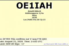OE1IAH-202008211405-30M-FT8